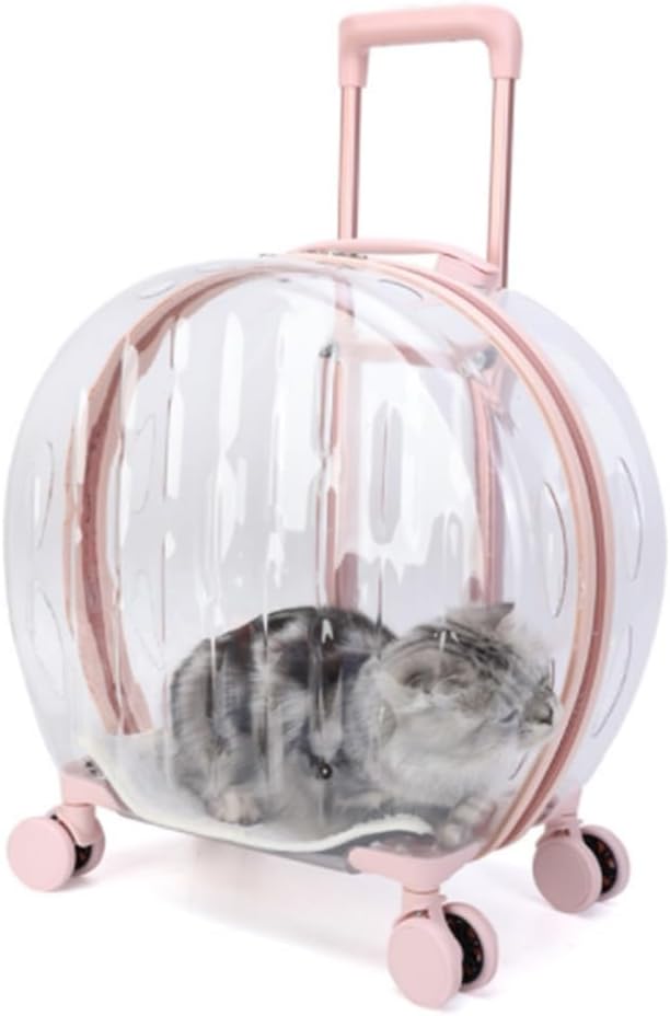 Pet Trolley Case Transparent Cats Bag Out Portable Bubble Box Accessories Supplies