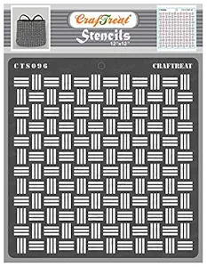 Stencil - Basket Weave 12