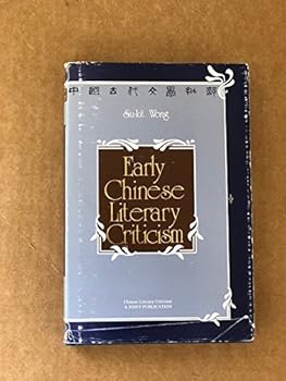 Hardcover Early Chinese Literary Criticism Book
