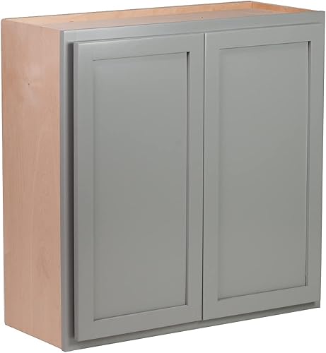 Quicklock RTA - Armarios de cocina de pared de 30 pulgadas de alto (listos para montar), estilo coctelero, 100% madera dura, fabricados en Estados disponible en Yaxa Peru