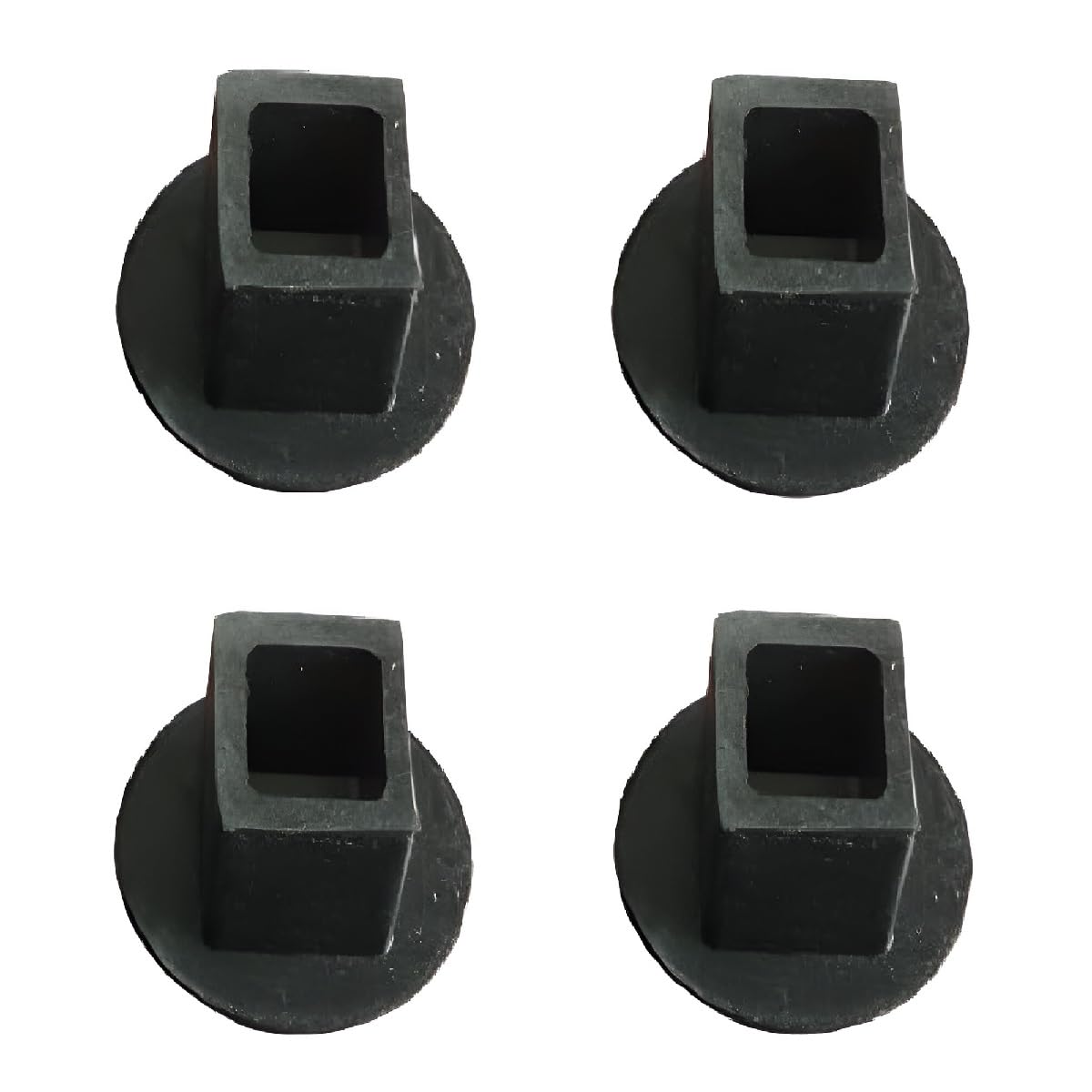 MYSACART Vacuum Rubber Pad Square Pipe Baby Swing Cradle/Ghodiyu Datta 1" Inch 4 Pcs - Image 7 thumbnail