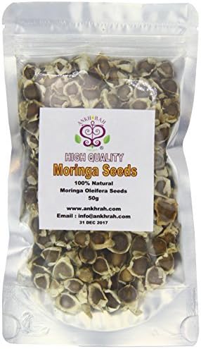 Ankh Rah 50 g 100 Percent Natural Moringa Seed by Ankh Rah Ltd