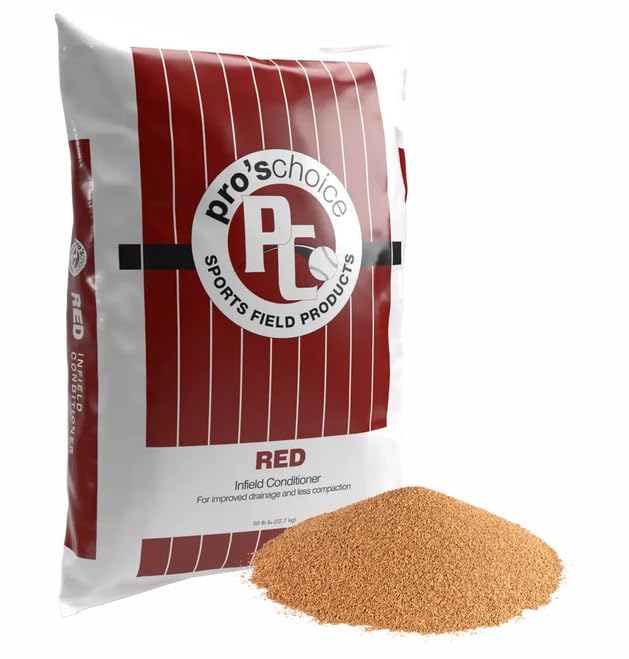Home and Country USA Pro's Choice Red Infield Conditioner, 50 lb Bag &ndash; All-Weather Clay Granules...