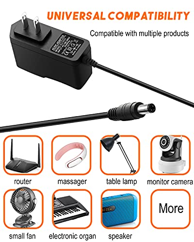 5V 2A AC Adapters 5V Power Adapter Charger DC Power Supply for Regulated Switching with 8 Tips for 2000mA 1500mA 1000mA 900mA 850mA 800mA 700mA 600mA 500mA Universal Electronics 6