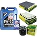 Produktbild QR-PARTS 69375391 Filter Set Inspektionspaket 5 Liter Motoröl Longtime High Tech 5W-30 MANN-FILTER Innenraumfilter Luftfilter Ölfilter