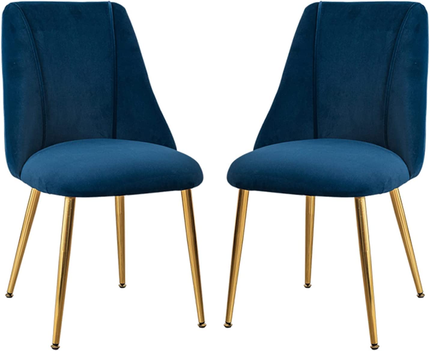 Chaises de salle à manger en velours lot de 2 fauteuils cuisine salon chambre