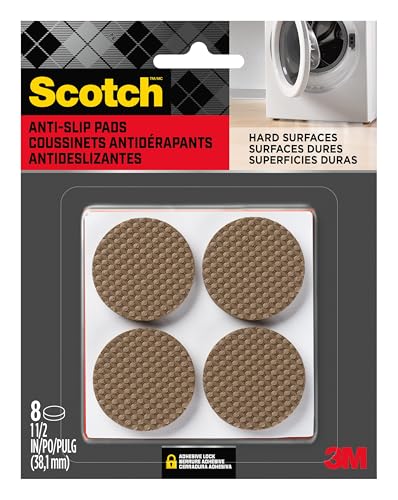 Scotch SP940 051141598079 Gripping Pads 1.5 Brown 8 Count