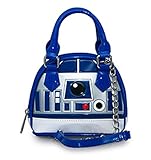Loungefly X Star Wars R2D2 Micro Mini Dome Crossbody Bag in Silver/Blue