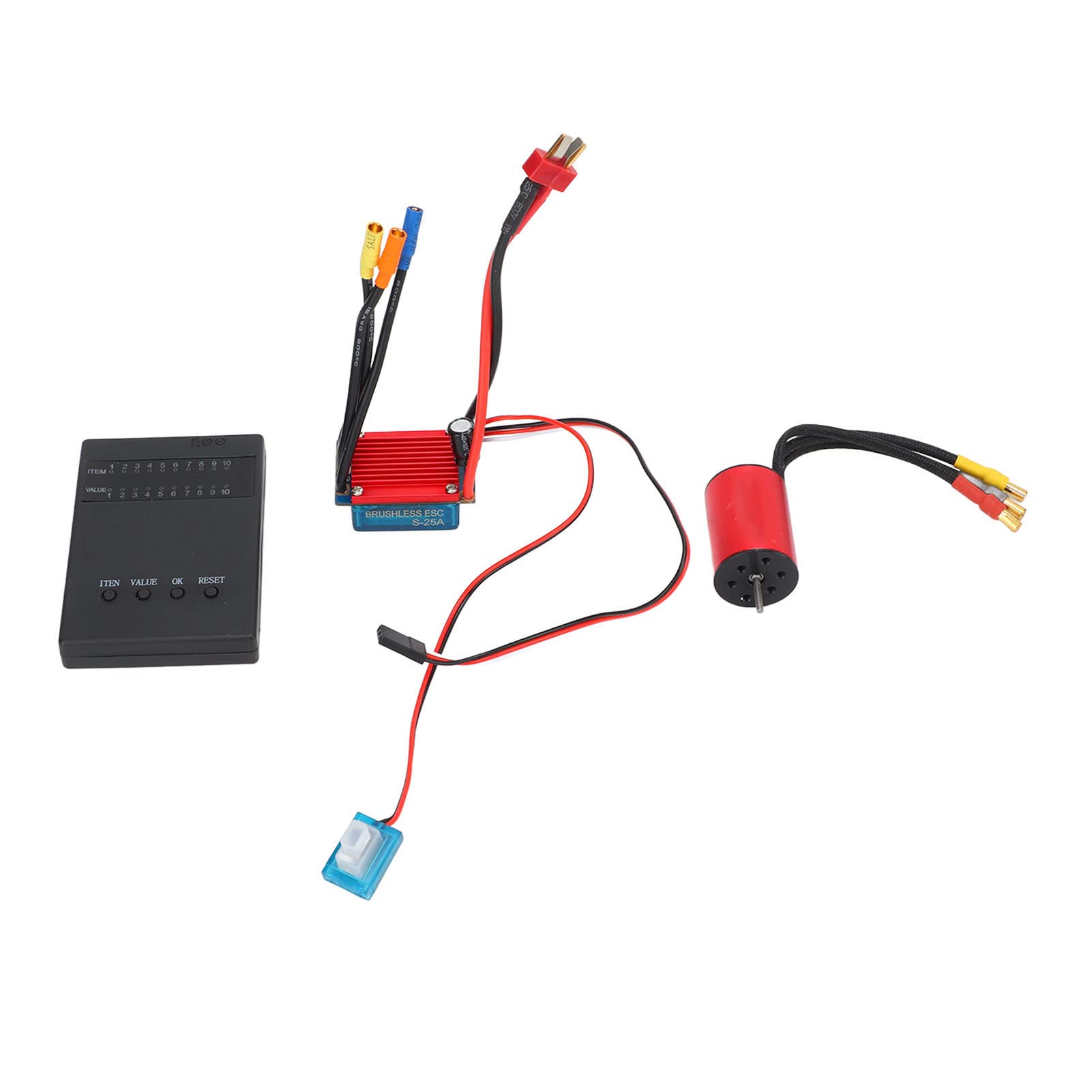 ESC Servo Combo Motor, RC Brushless Motor Kit Kupferspule für 1/18 RC Car