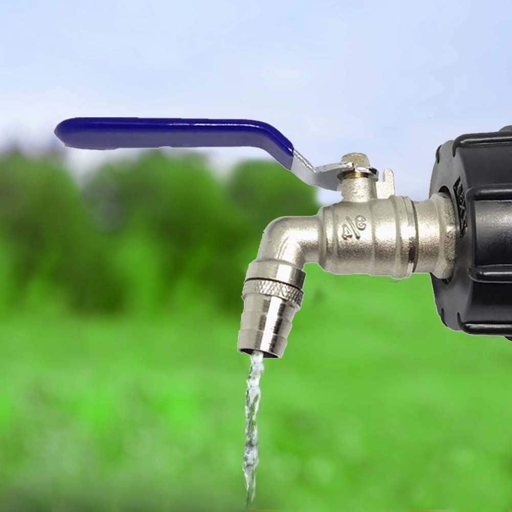 Do złączy domowych do ogrodu Irr 3/4 Cal adapter Adapter kran drut IBC Adapter zbiornika wymiana kranu złączka montażowa zawór (A)