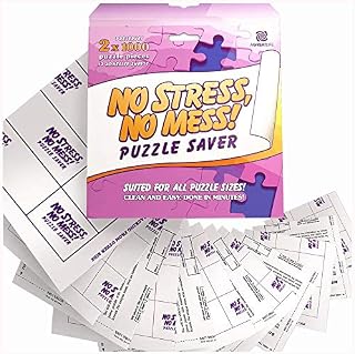AGREATLIFE New Improved 14 Sheets No Stress, No Mess Puzzle Saver - EASY