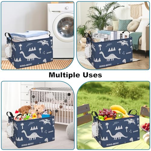 Panier de rangement pliable pour éliminer le désordre des jouets