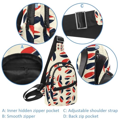 Mochila cruzada ajustable de rugby que libera tus manos al correr 2