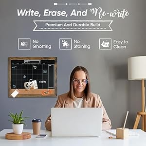 Loddiedoddiechalkboardcalendarbulletincombo18x24rusticframewithchalkmarkerspushpinsmagnetsblackboardkitchenwallcalendarorganizer  Urban Country Home Decor Loddie doddie chalkboard calendar bulletin combo 18 x 24 rustic frame with chalk markers push pins magnets blackboard kitchen wall calendar organizer  urban country home decor