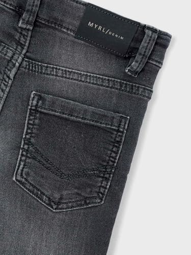 Mayoral Denim Pants for Boys Dark Grey3
