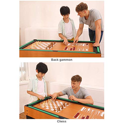 Kickertisch, Kombinationsspieltisch 8 in 1, einschließlich Tischfußball/Billard/Hockey/Tischtennis/Backgammon/Schach/Shuffleboard/Bowling – Bild 5