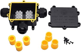 Junction Box Outdoor Waterproof IP68 3 Way Plug Line M25 Coaxial Cable Connector Wire Range 4 to14mm Electrical External Power Cord Junction Boxes - coolthings.us