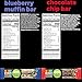 KIND Kids School Friendly Blueberry Muffin and Chocolate Chip Oat Bars Variety Pack, Tree Nut and Peanut Free, Gluten Free, Made With Whole Grain Oats, 5g Protein, 10 Count