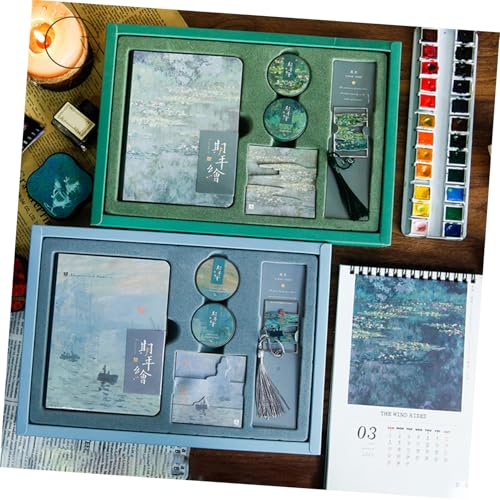 Carnet de notes pour filles Angoily : set de papeterie avec cahier rigide - 7