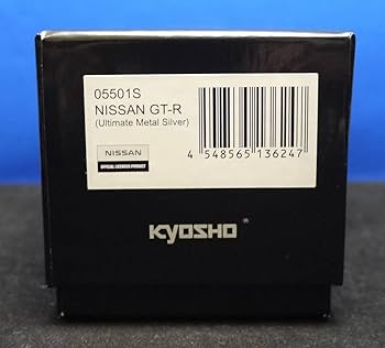 Amazon | 1/43 京商 日産 GT-R (R35) シルバー（ボンネットトランク