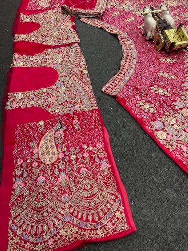 Image of Lehenga choli For Womens and Girls Soft Butterfly Net Lehenga Choli with Coding Sequins Work Dupatta | Semi Stitched Designer Ethnic Set