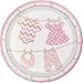 Creative Converting Bundle of Joy Girl Round Paper LUNCHEON PLATE, 7