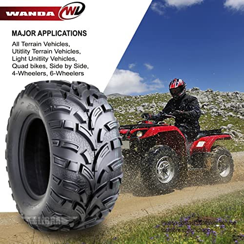 Image of WANDA ATV /UTV Tires 25x11-12 6PR Lit Mud, Set 4