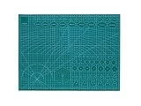Innoteck Essentials Tapis de découpe auto-cicatrisant A2 – Surface antidérapante double face – Qualité auto-cicatrisante - Vert