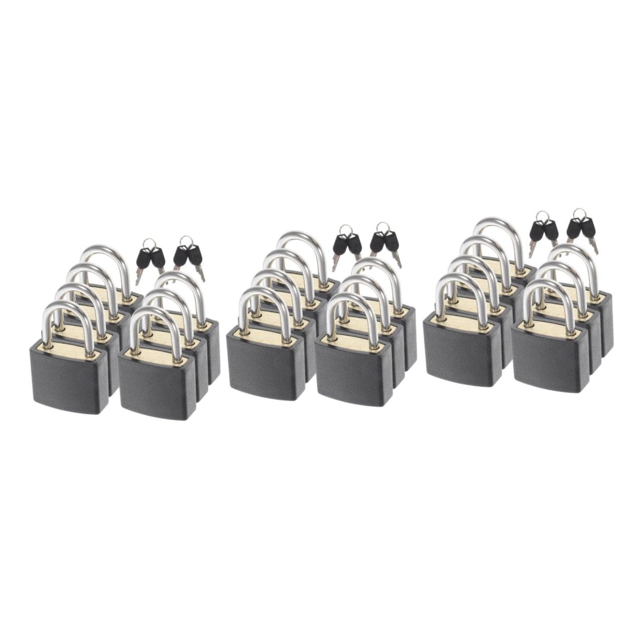 VALICLUD 21piezas Candados De Maleta Con Llaves De Seguridad Para Equipaje Candados Pequeños De Viaje Para Mochilas y Maletas Para Protección De Objetos Valiosos