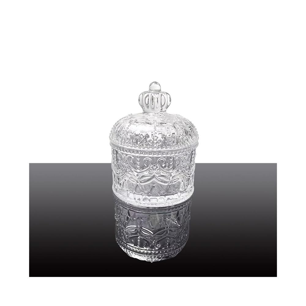 ZYYANSHOP Butter Dish Butter Dish With Lid Glass Round Candy Jar for Kitchen Multifunctional Desktop Storage Containers