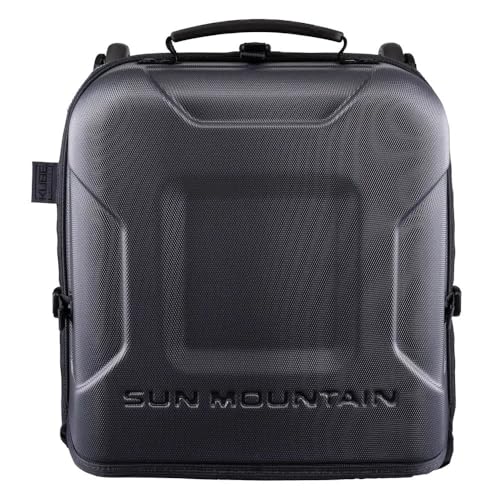 Sun Mountain Kube Golf Travel Bag 2-Wheel Rolling System-Compact Storage Case Raptor Steel