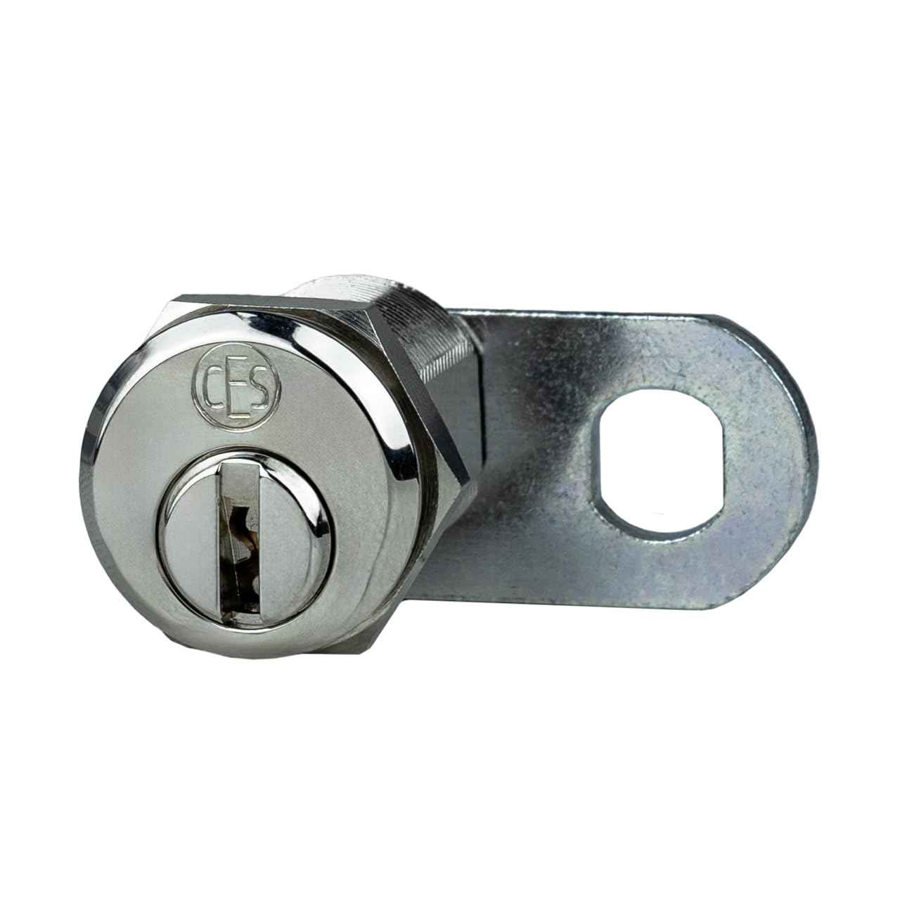 CES Hebelzylinder Hebelschloss 5225/42 | Lochmaß: 19x15,75mm | Schließwege B,C,E,H | Möbelschloss Briefkastenschloss Spindschloss | Durchmesser: 22 mm | 1 Abzug | 2 Schlüssel | verschiedenschließend