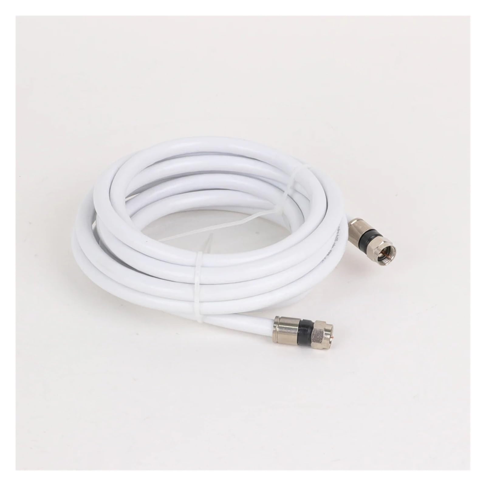 Cavo patch RG6 da 0,2 M a 30 M, cavo coassiale da 75 Ohm con connettore F, antenna TV digitale via cavo audio e video, Internet e satellite(Svart,30M)