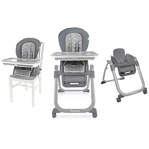 Ingenuity SmartServe Silla alta 4 en 1 con bandeja abatible - Connolly - Silla alta silla para niños pequeños y elevador