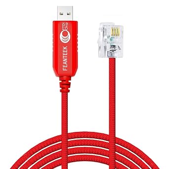 USB to RJ9 Cable Meade #505 Cable Set for Meade 497 Autostar and Audiostar ETX-90 ETX-125 LXD75 LX80 LX90 USB Console Cable 1.8M