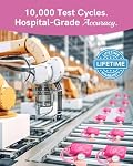 FriCARE Pink manuel de pression artérielle pour les étudiants en soins infirmiers - Sphygmomanomètre professionnel pour le cabinet du médecin - Couffet en nylon durable pour BP Surveillance, Cas de transport inclus, Taille universelle pour adultes