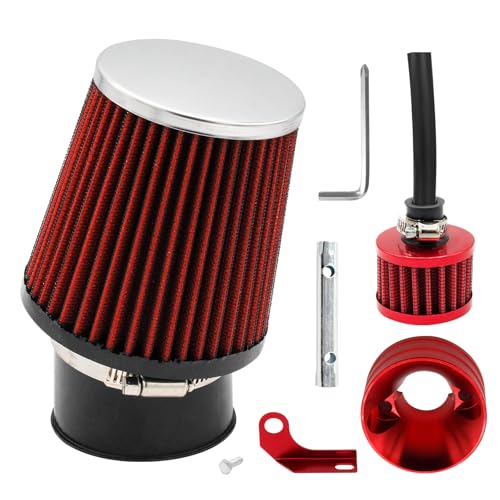 Image of Upgraded Mini Bike Air Filter Adapter Kit for Predator 212cc Coleman CT200U CT200U-EX BT200X KT196 224cc 196cc 6.5hp Honda GX160 GX200 Engine Go Kart Performance Parts