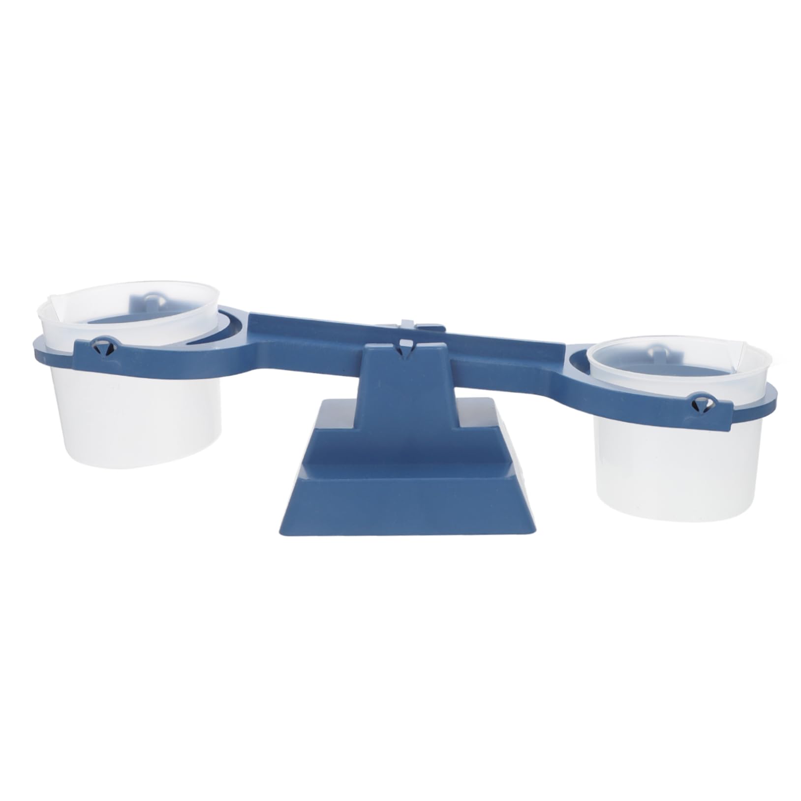 Toyvian Double Bucket Balance Scale Portable Kids Balance Scale for Classroom Teaching and Science Experiments Educational Science 12.6 Inch