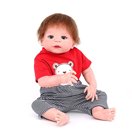 YIHANG Volle Silikon Vinyl Reborn Baby Doll Realistische Handgemachte Babys Puppen 22 Zoll 55 cm Lebensechte Kinder Spielzeug Kinder Geburtstagsgeschenk – Bild 4