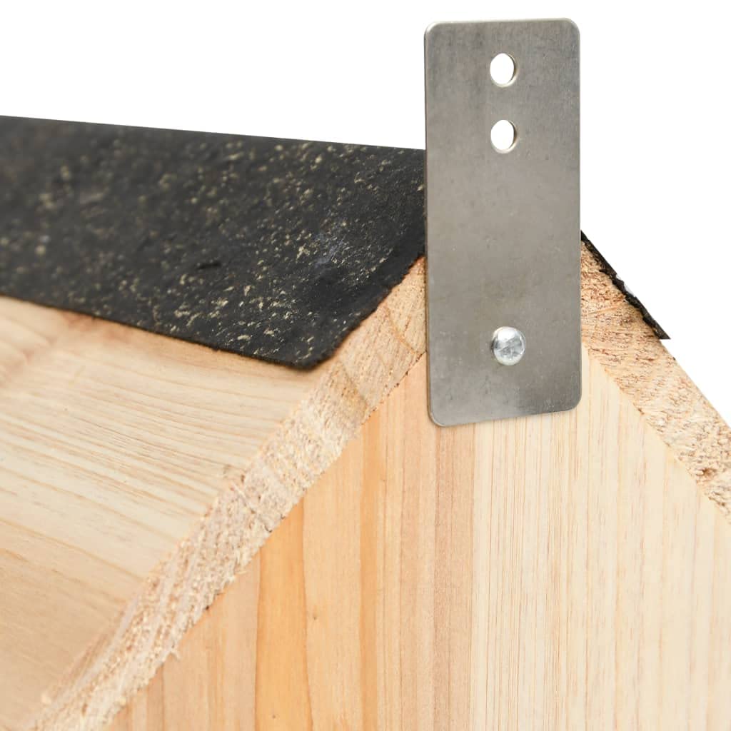 Eichhörnchenhaus Aus Tannenholz - Nistkasten 26x25x29cm Mit 3 Eingängen