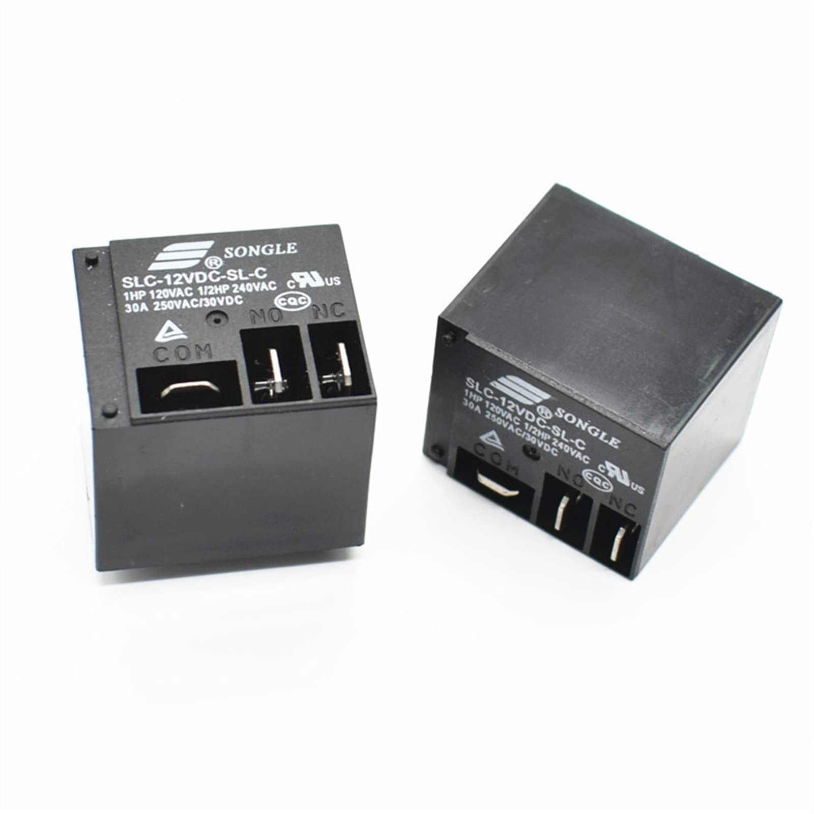 Piezas electrónicas 1 Uds. Relés de potencia SLC-12VDC-SL-C 12V 30A T91 HF2100 Juego de conversiones 5PIN Piezas de recambio