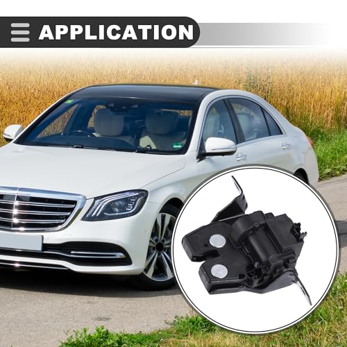 Image of Motoforti Rear Tailgate Trunk Lift Gate Latch Lock Actuator, for Mini Cooper 2014-2022, Plastic Metal, 51247337576, Black