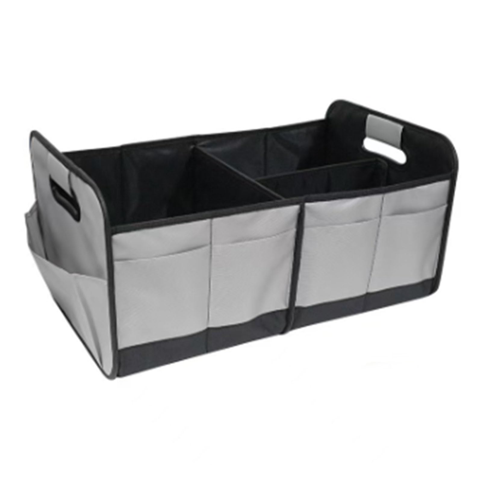 Ejoyous Organizzatore Pieghevole per Bagagliaio dell'auto, in Tessuto Oxford, 58 X 32 X 37 Cm, Multi Scomparto, Maniglie Pieghevoli, Base Antiscivolo, per SUV, Camion, Campeggio, Generi alimentari.