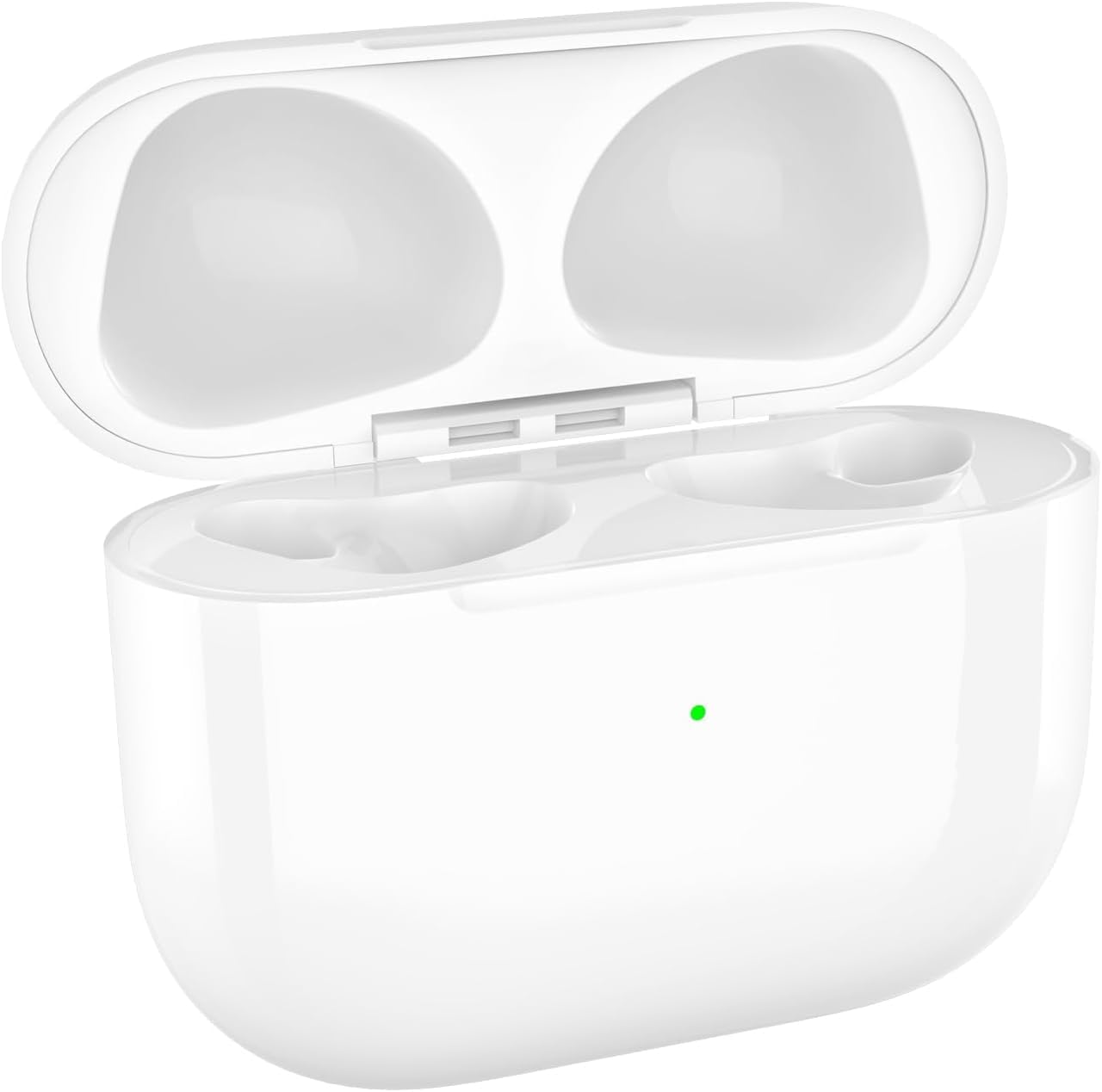 Wireless Charging Case Compatible with AirPods 3rd Gen, Replacement with AirPods 3rd Generation Charing Case, Built-in 660 mAh Battery with Bluetooth Pairing Sync Button (White) Wireless Charging Case Compatible with AirPods 3rd Gen, Replacement with AirPods 3rd Generation Charing Case, Built-in 660 mAh Battery with Bluetooth Pairing Sync Button (White)