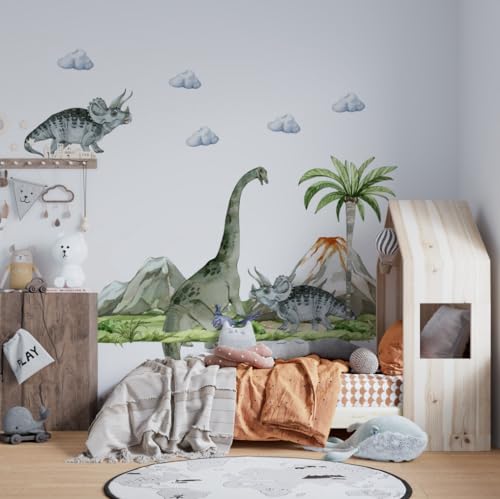 Vinilo Decorativo Dinosaurio para Pared Infantil miniatura 3