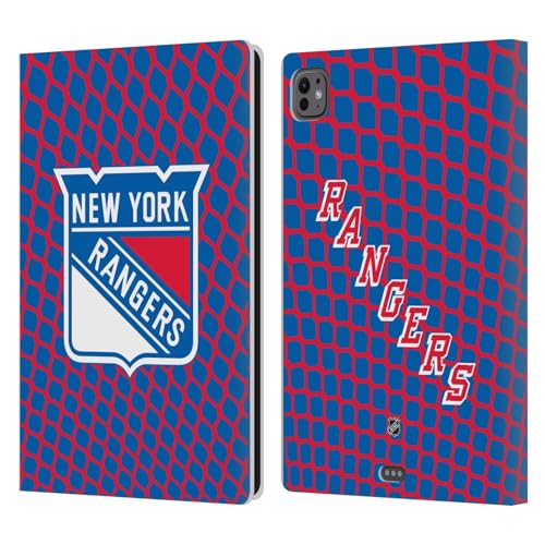 Protection iPad Pro 11 M4 NHL Rangers contre rayures et chocs avec rangement