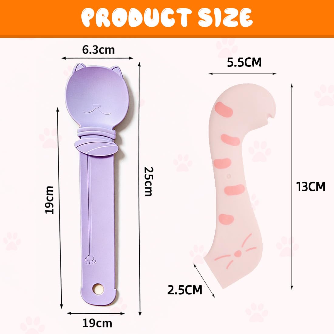 4 Pezzi Cucchiaio Per Cibo Per Gatti 2 Cucchiai Per Mangime Per Gatti + 2 Apriscatole Cucchiai Per Gatti Dispenser Multifunzione Per Snack Liquidi Cucchiai Per Cibo Umido e Purea (4 Colori)