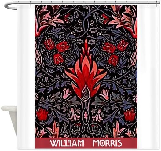 CafePress Arts and Crafts Movement Decorative Fabric Shower Curtain