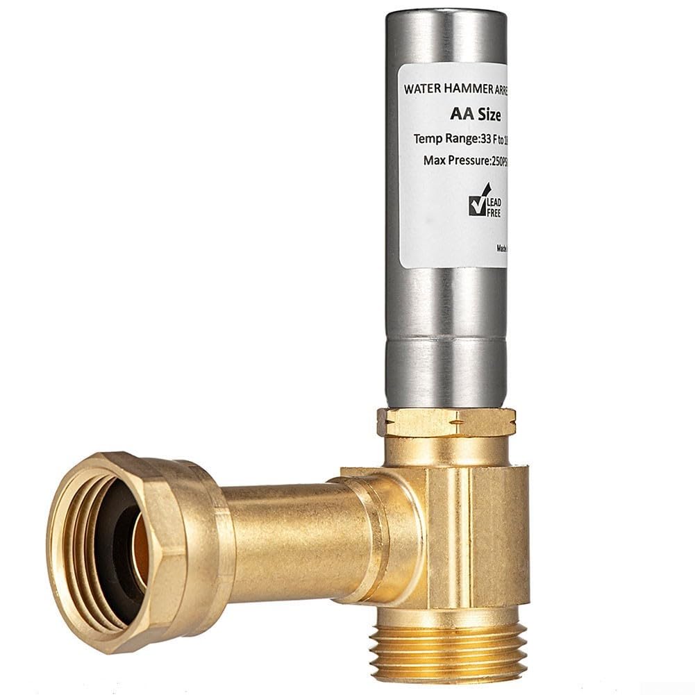 Arrêt d'angle pour marteau à eau 3/4" en acier inoxydable Réduction du
