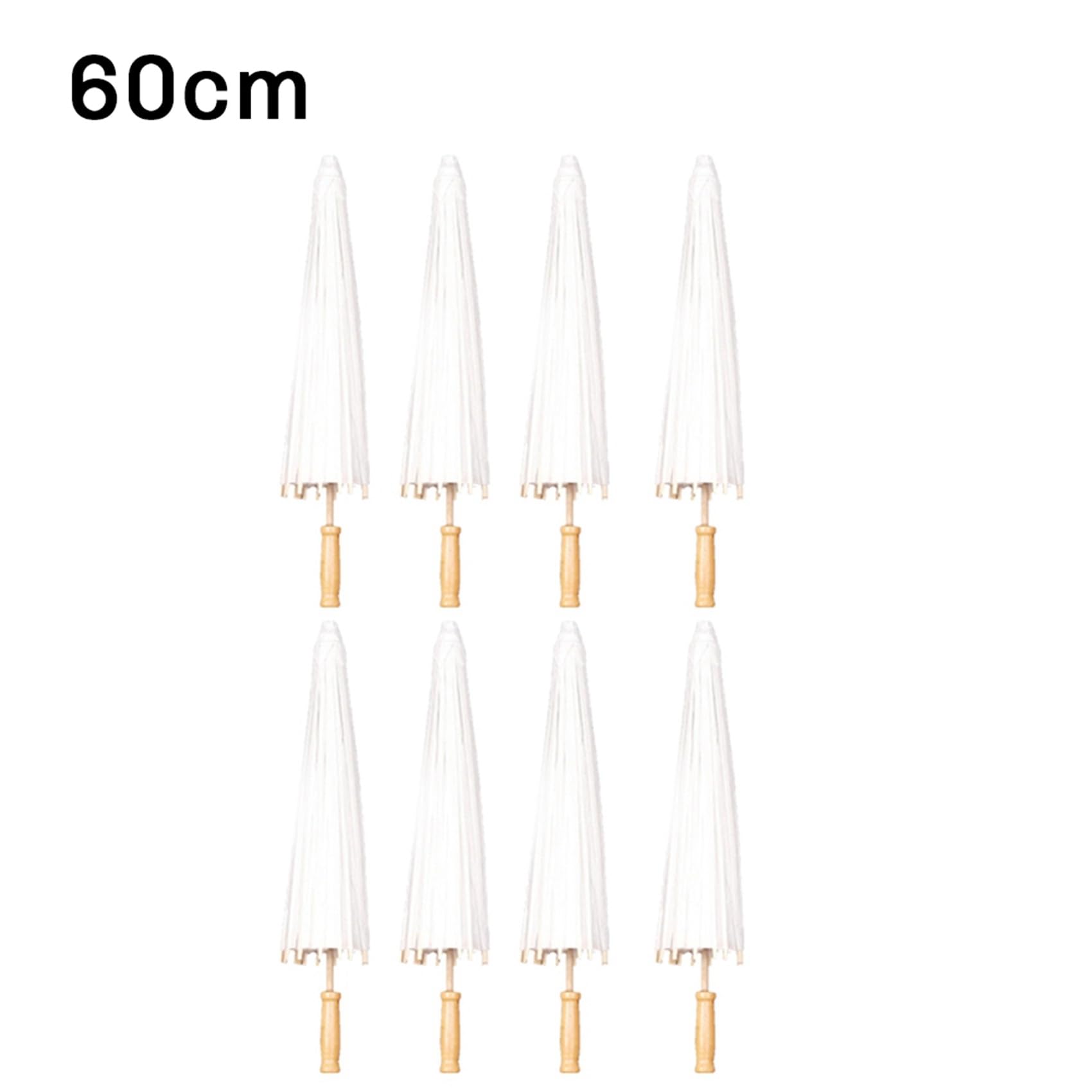 40 Stück Papier-Sonnenschirme für Hochzeiten, Party-Geschenke, 60 cm, Bambus-Schirme für Tischdekorationen bei Brautpartys, Foto-Requisiten
